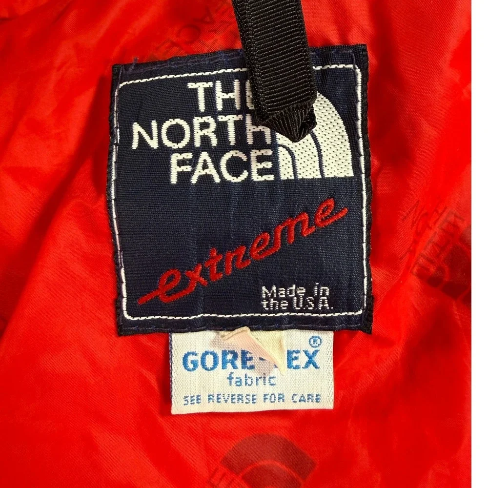 Vintage The North Face Extreme Windbreaker Mens XL Red Navy Blue Colorblock‎ USA